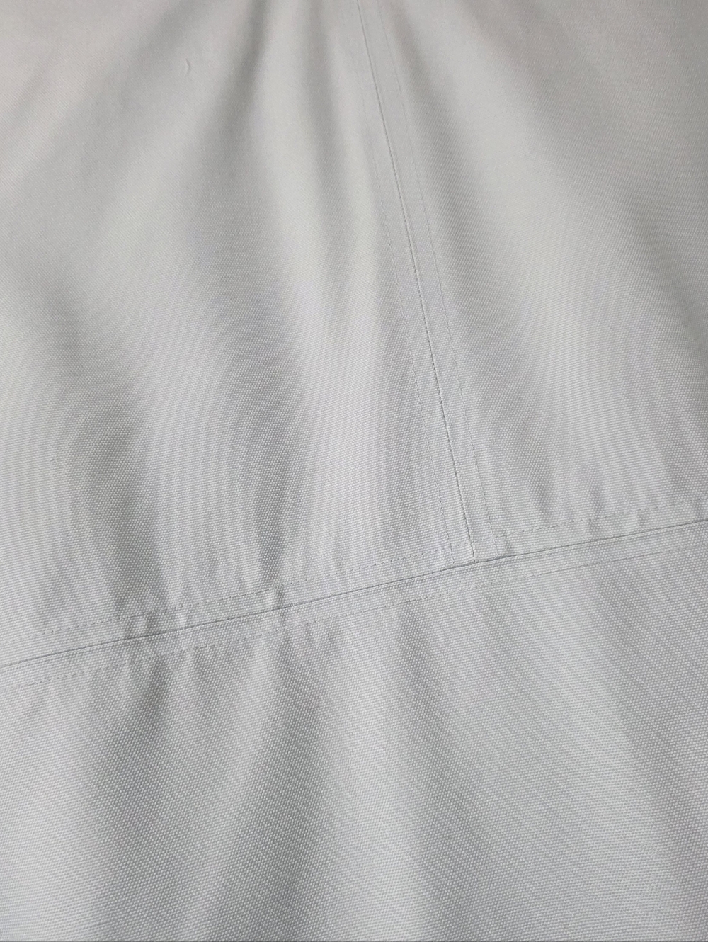 AQUA BLUE VINTAGE TRENCH COAT MISTY HARBOR LABEL "Wearing Good Health" - Picture 15 of 17